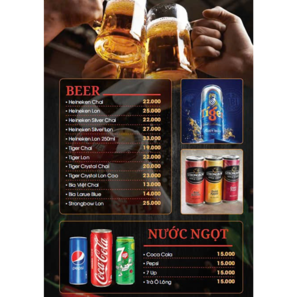 Các Loại Beer & Nước Ngọt